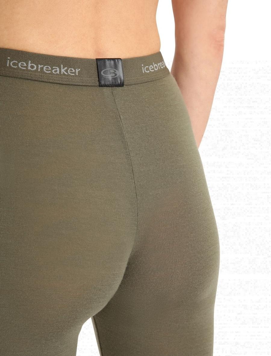 Women's Icebreaker Merino 175 Everyday Thermal Leggings Base Layers Loden | CA 1048ILHS